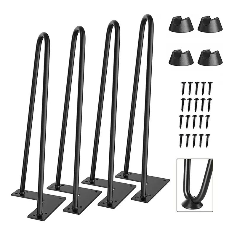 Вэй Tuo кухонная мебель для офиса DIY сверхмощный Промышленный металлический стол конец обеденный стол 3 стержень кофе туалетный столик ноги Vt-02.012