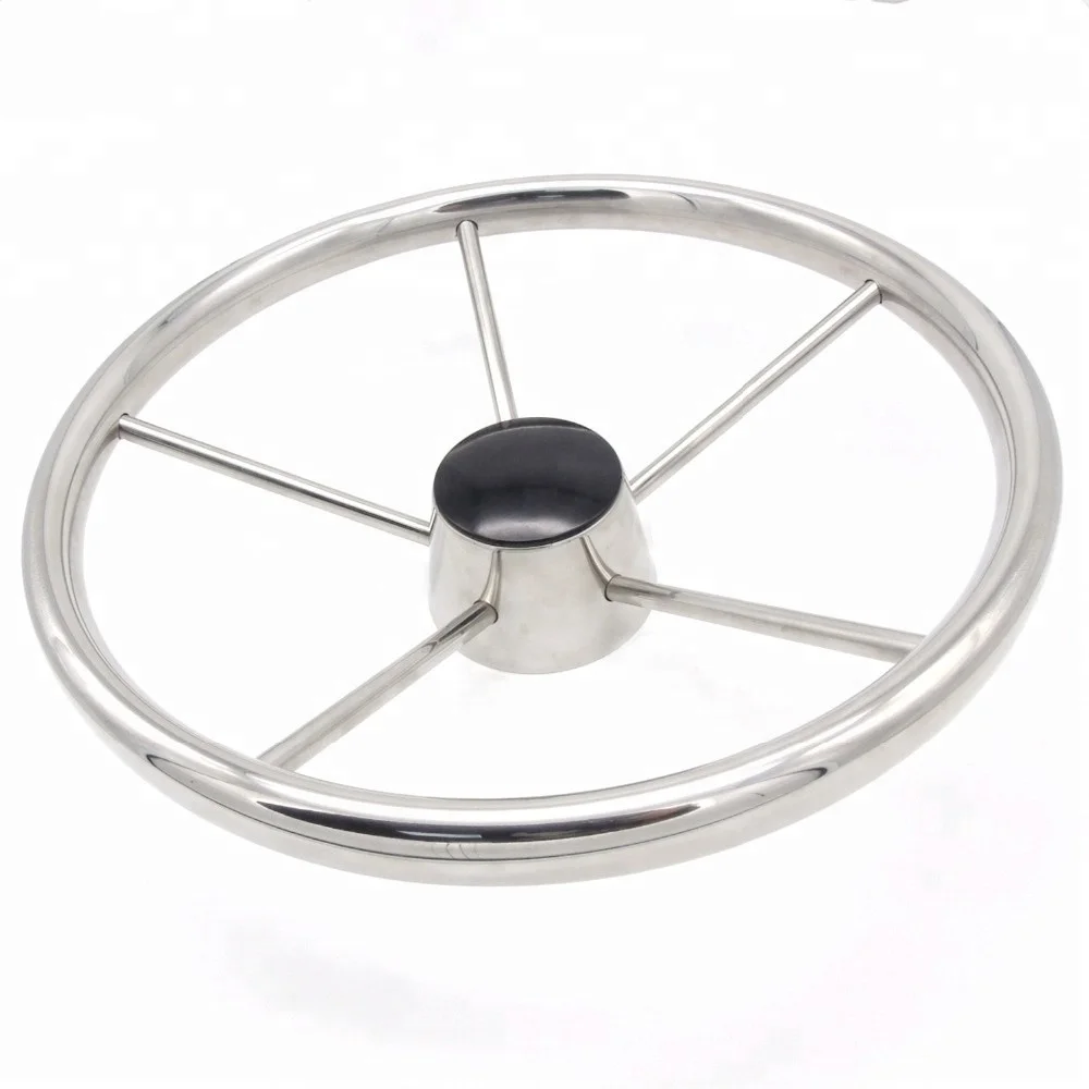 manufacturer outlet 316 Stainless Steel Steering Wheel without Knob