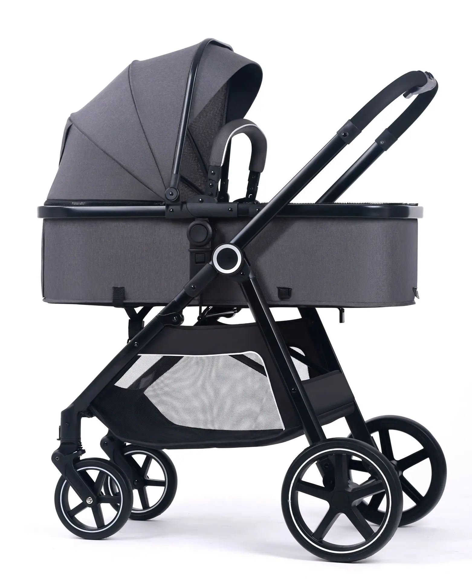 RHS-STR24 2024 Hot Selling Hi-Q(high quality) China whole Portable Folding High landscape 3 in 1 Baby Pram Stroller