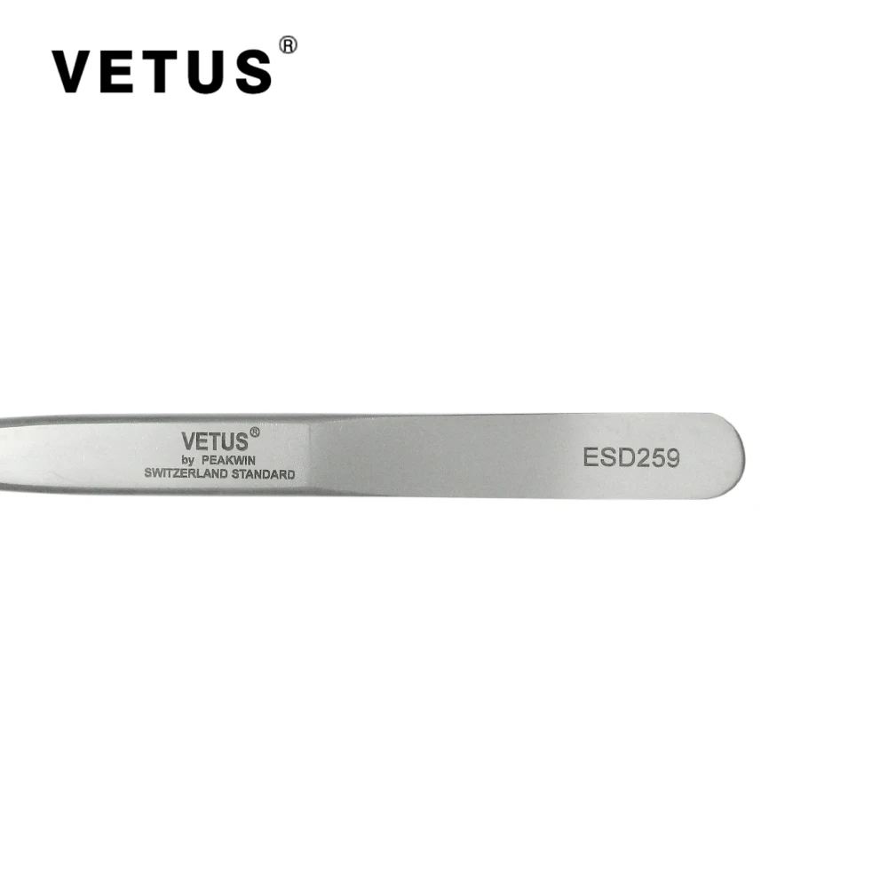 Wholesale Vendor ESD 259 Exchangeable Tip Pinzas Tweezer Plastic Head Pincet Forceps Eyebrow Tweezers Hand Tool