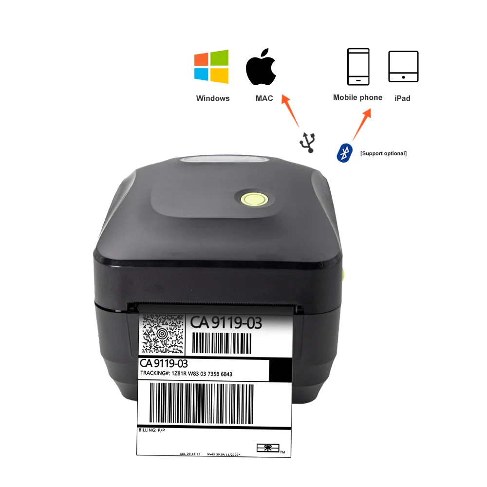 IPRT&BEEPRT 4x6 FBA Thermal shipping barcode label printer 110mm a6 sticker waybill printer for Lazada Shopee
