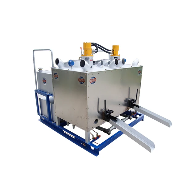 Double Tank Hydraulic Thermoplastic Paint Preheater With Two 600L Tank For Road