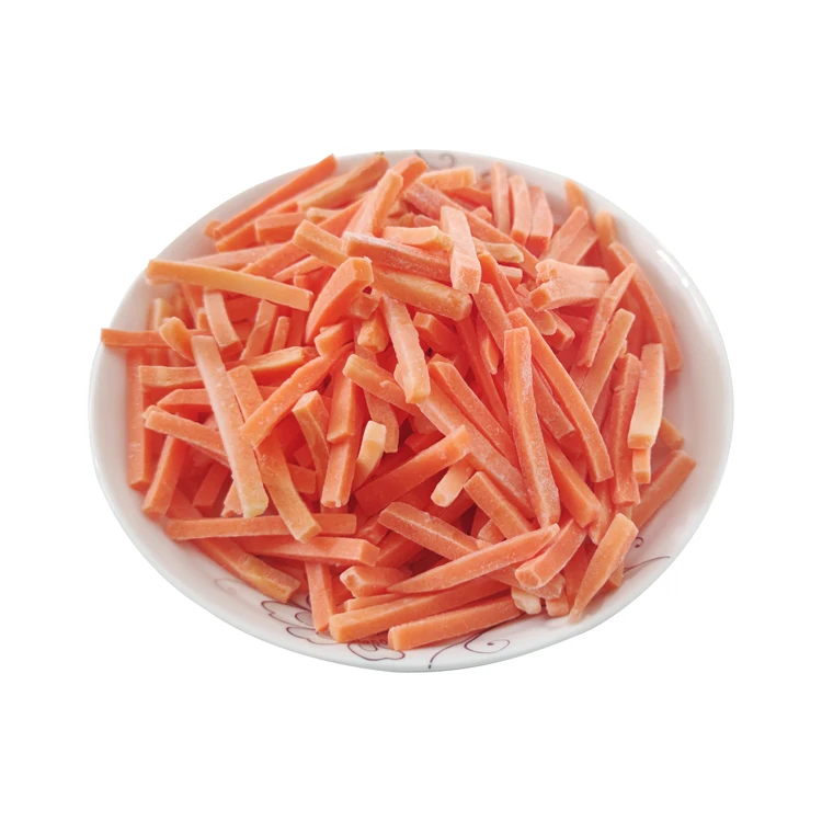 Wholesale price deep frozen vegetables freezing fresh carrots iqf carrot strips
