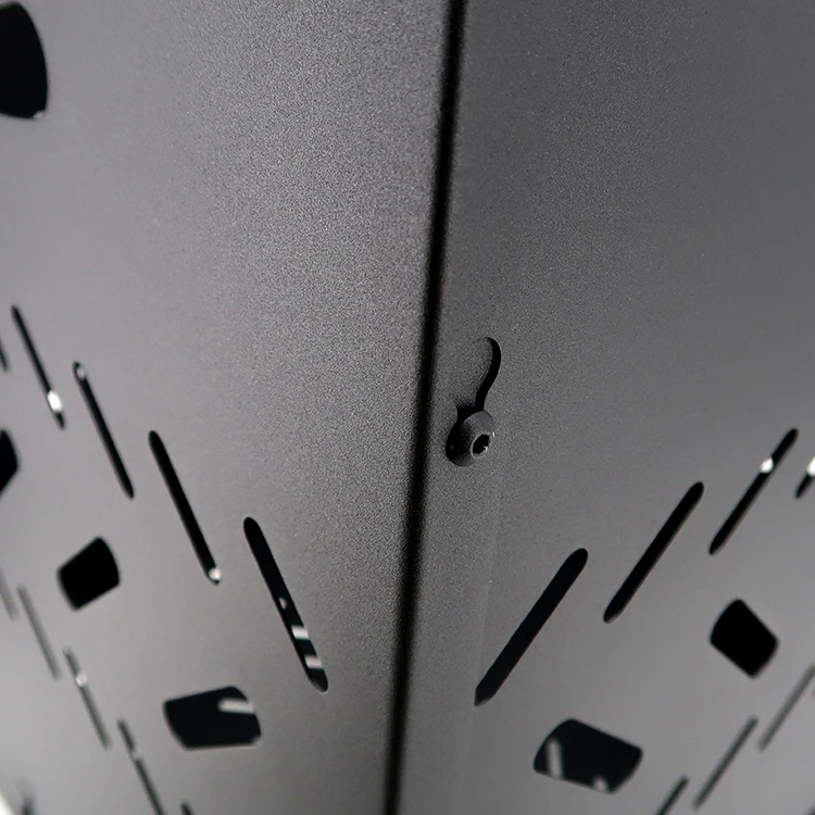  Подгонянный напольный сад Костровая чаша портативный кемпинговый Отопление дровяной печи квадратный HR-HK-003