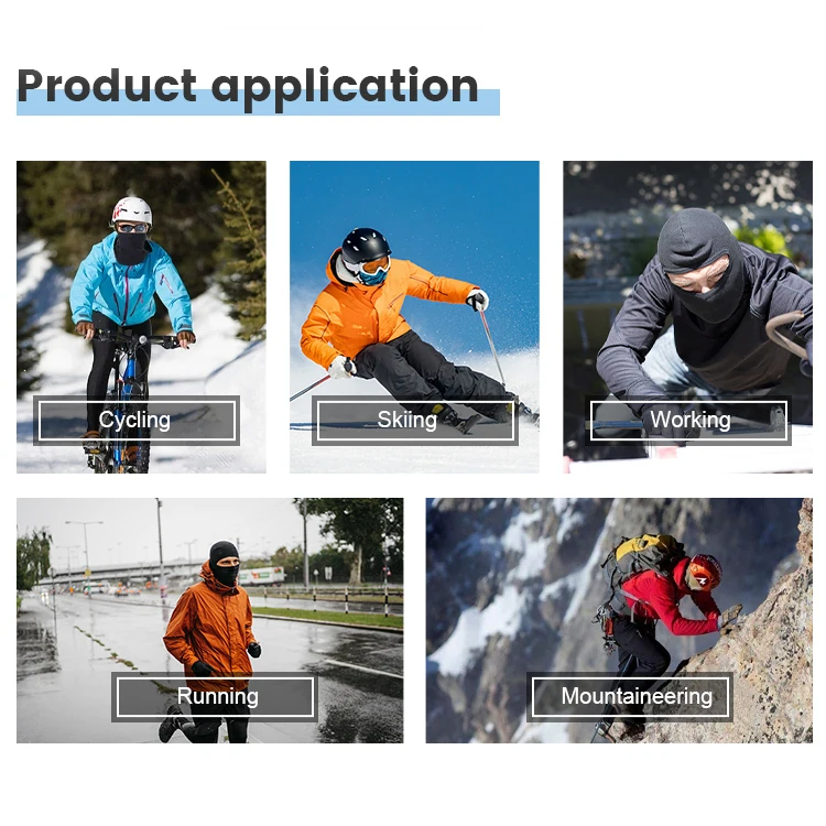 Factory Wholesale Sun UV Protection Balaclava Ski Mask Men Women Bike Motorcycle Helmet Liner Customize Balaclava Face Mask