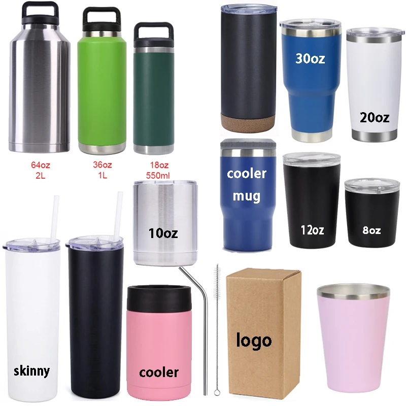 Outdoor Travel Sublimation Glasses Stainless Steel Cup Speaker Water Bottle Tumbler 20 Oz Customize 15oz 16oz keep hot cold mug
