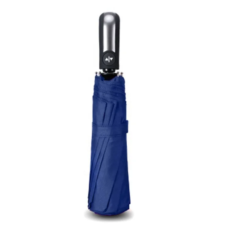  Windproof Men Black Coating 10K Parasol Wind Resistant Folding Automatic Rain