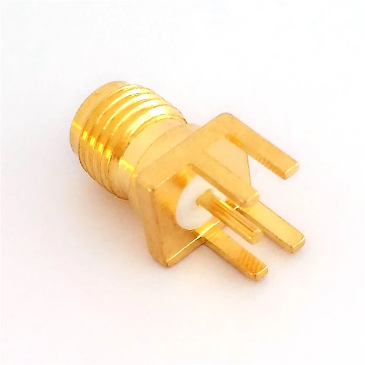 
Factory direct RF coaxial connector SMA-KE*1.8mm RF coaxial SMA for PCB installation Side plug Antenna mount 