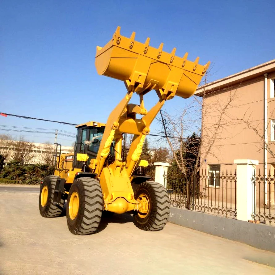 5 ton Front Loader Machine Wheel Loader ZL50GN LW500FN with Rock Bucket Hot Sale