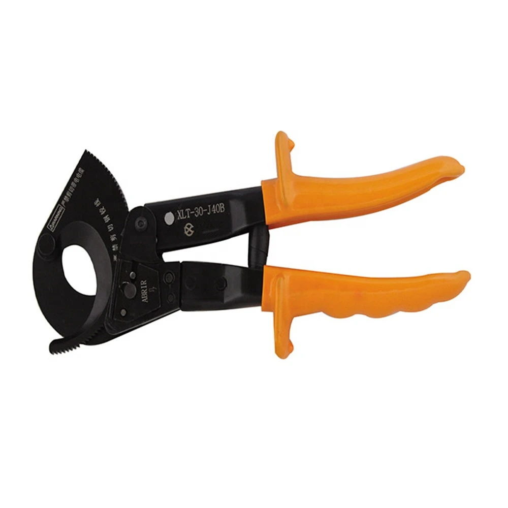 Hand Tool Cutting Manual Cable Cutter, 275MM Ratchet Cable Cutter