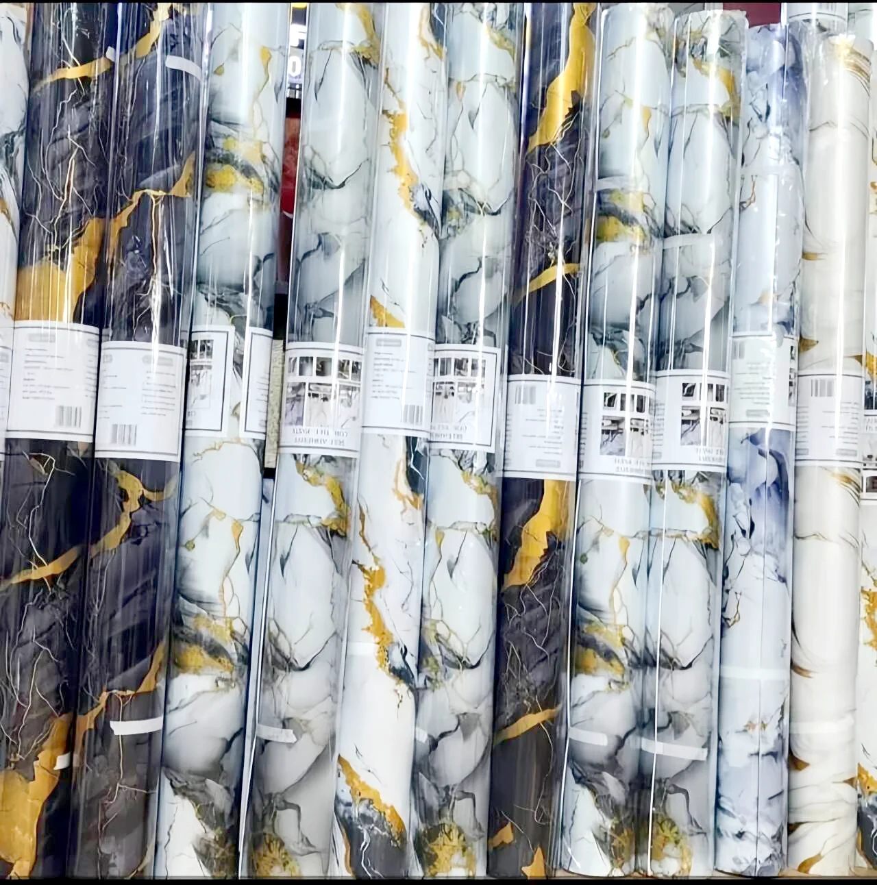 Waterproof Wall Paper for Kitchen and Bathroom Manufacturer Wholesale Luxury Wallpaper Rolls Peel Stick Nature Self Adhesive