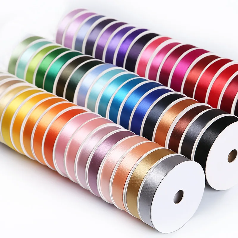 Factory Direct  Printed Satin Ribbon Polyester Satin Ribbon striped satin ribbon