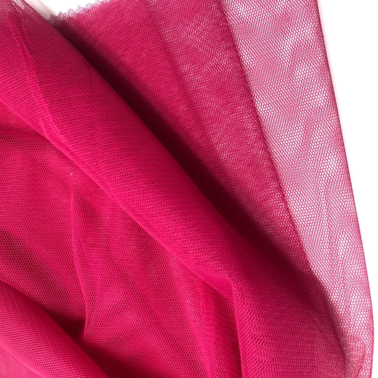 Hot selling product 100% polyester Mosquito Net Mesh material mesh fabric soft tulle Bridal fabric tulle fabric for dress