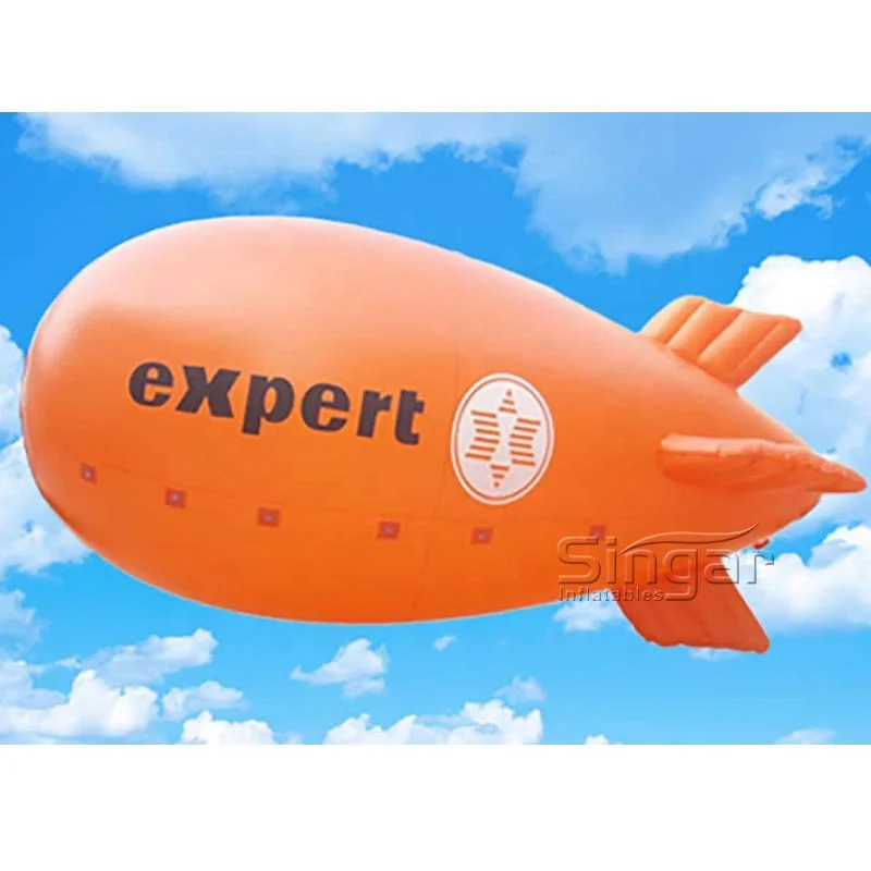 Custom advertising giant inflatable air blimp airship balloon for sale