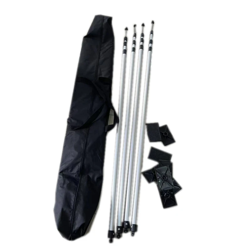 Factory extension poles and adhesive zippers Dust Barrier system zip wall plastic door for construction