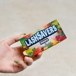 Lash Boxes Wholesale Candy Halloween Eyelash Packaging Empty Lash Case with Clear Tray 25mm Mink Lash Boxes Eyelashes Package