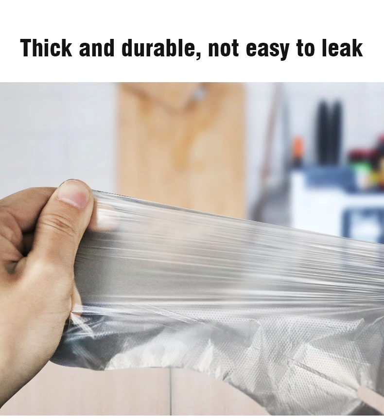 
The factory directly sells 500pieces of boxed PE all-new food-grade oil-proof and thickened disposable gloves 