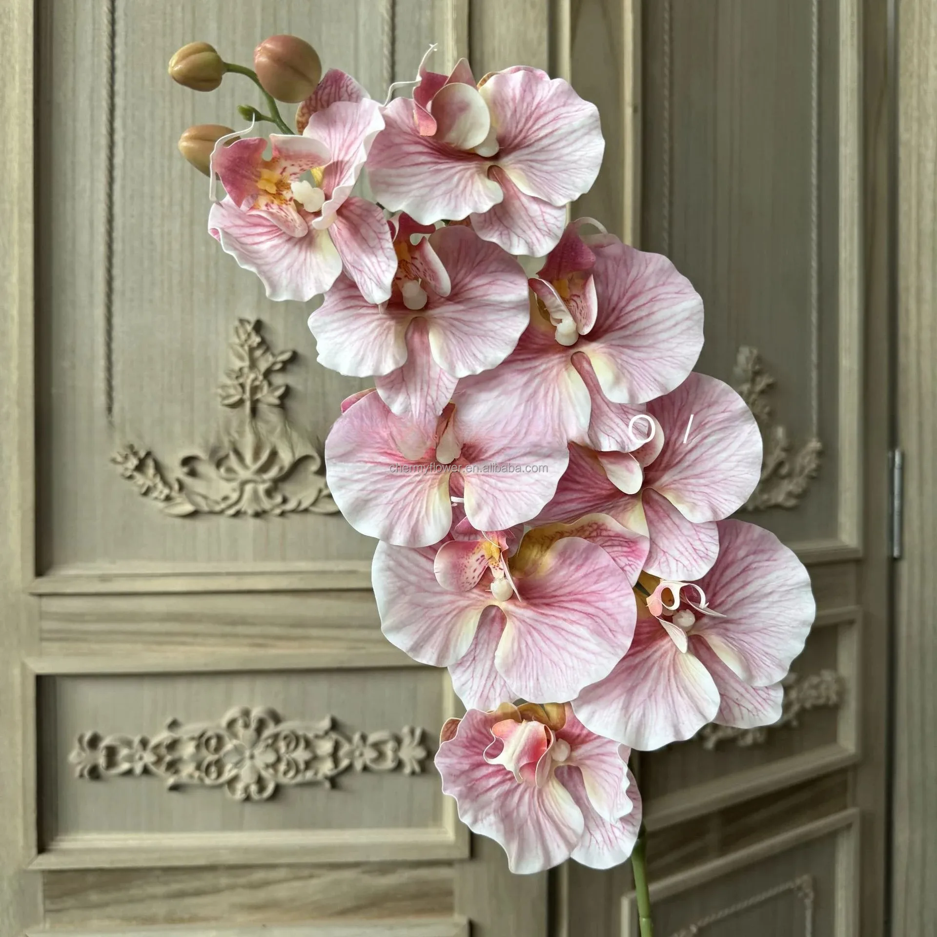 2024 New Wedding Party Decorative Flower High Quality Silk Orchid Fake Flower Wholesale