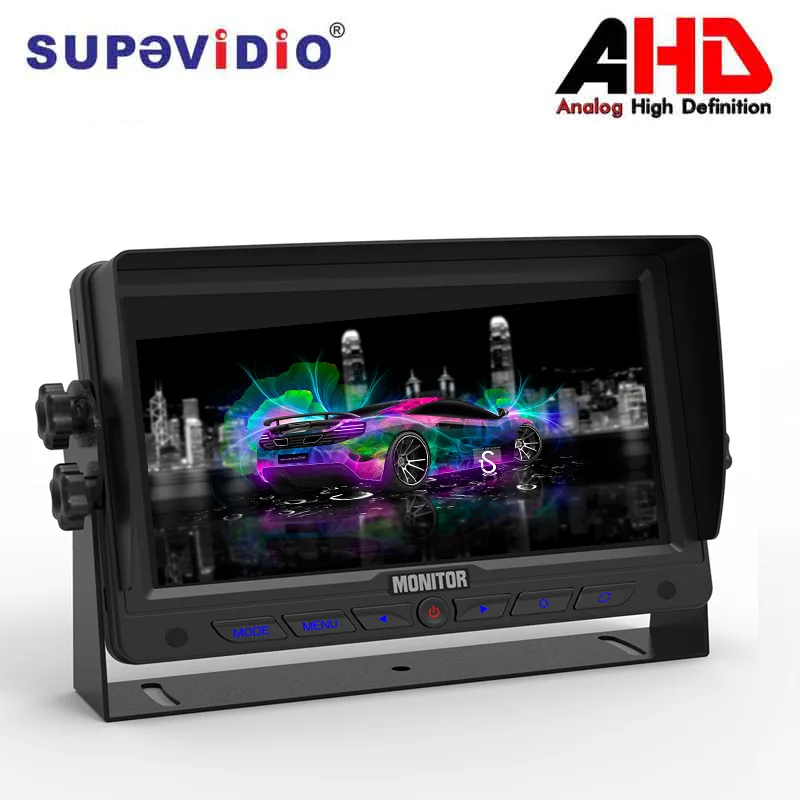 7 дюймов AHD cctv монитор для автомобиля