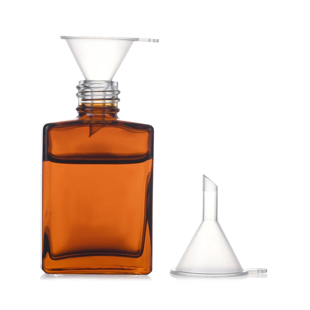 Wholesale Supply  Wide Mouth Clear Plastic Perfume Powder Funnels Mini Funnels for Science Lab Bottle Filling Liquid