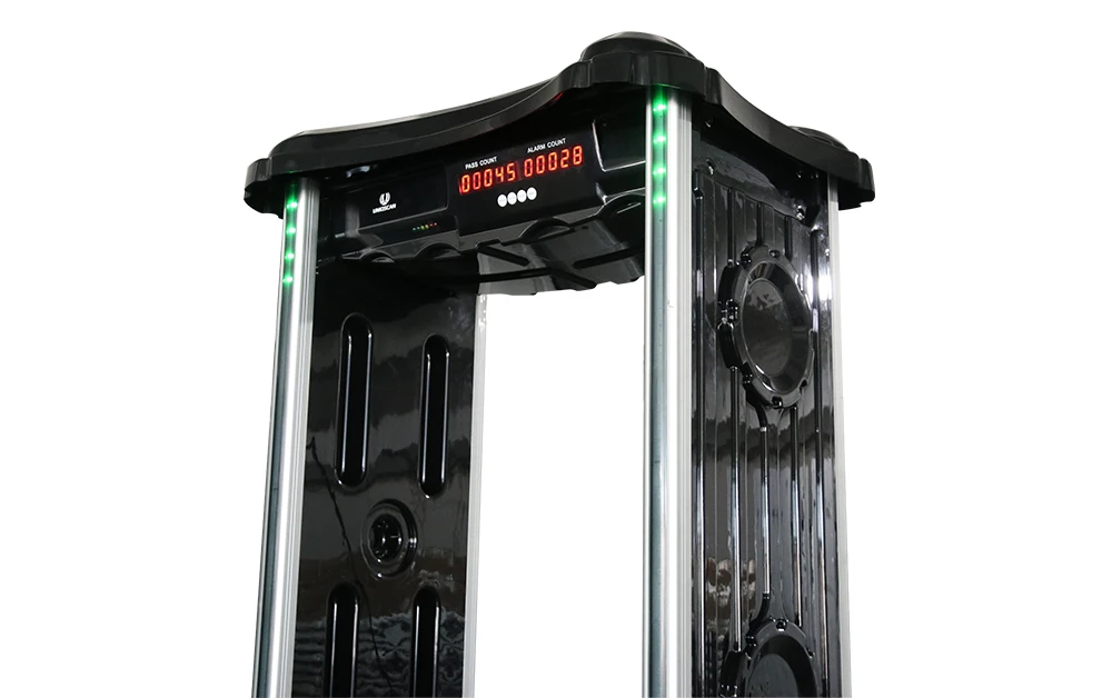 Заводская цена, проходной металлоискатель с датчиком температуры для отелей 6 18 зон