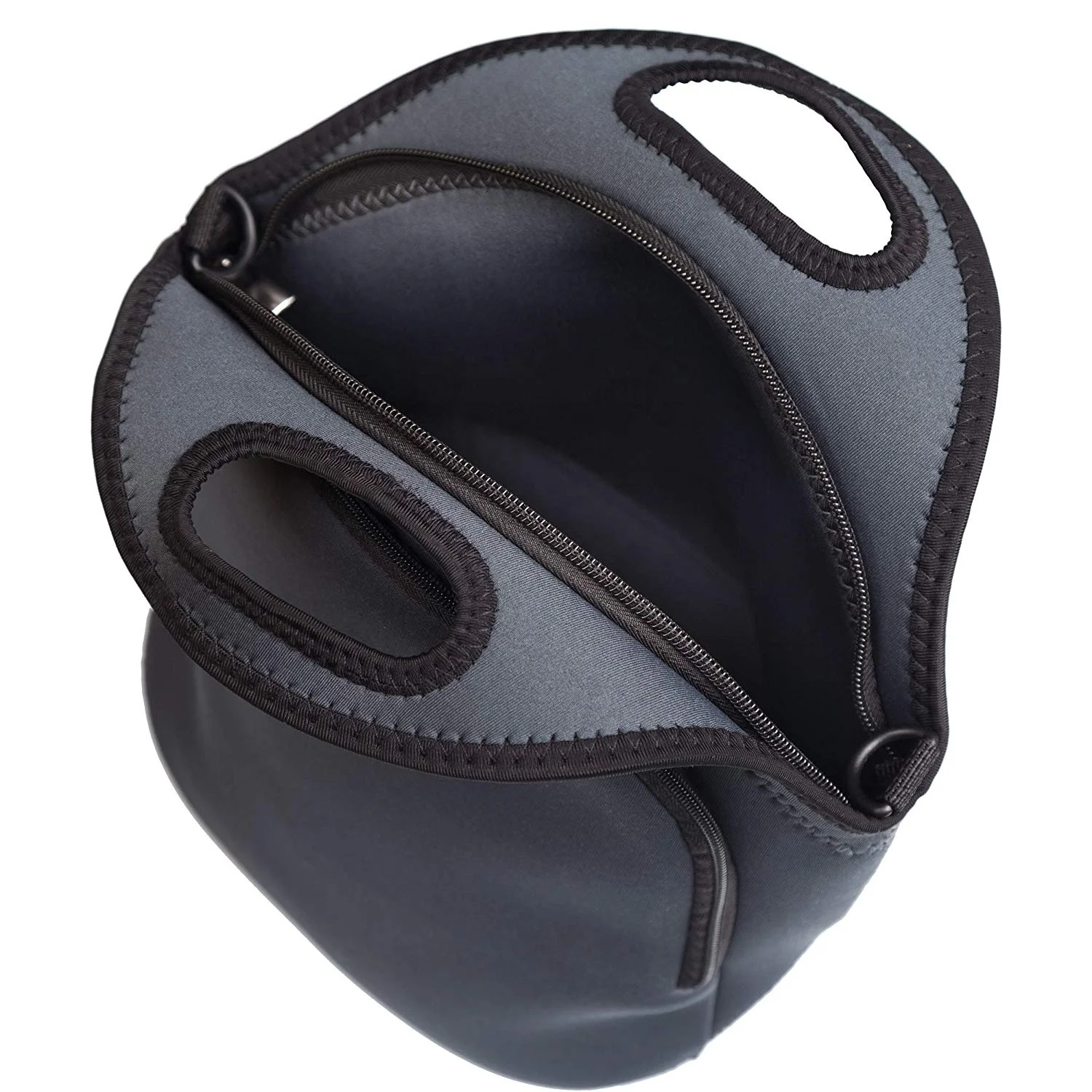 Customized neoprene printed insulated lunch bag cooler bag picnic box tote bag with zipper with shoulder strap OEM