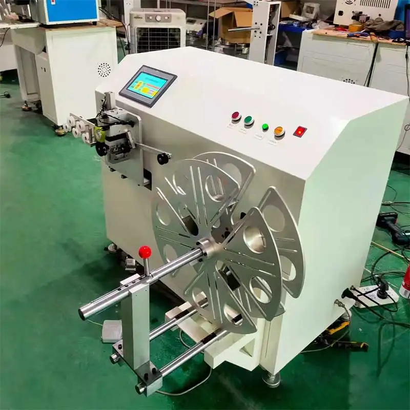 HB-MF3 big spool wire measuring and cutting and winding machine