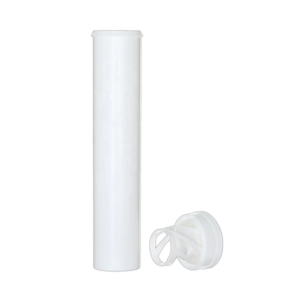 Medical cylinder PP empty 133mm pp plastic effervescent tablets packaging container vial with desiccant cap