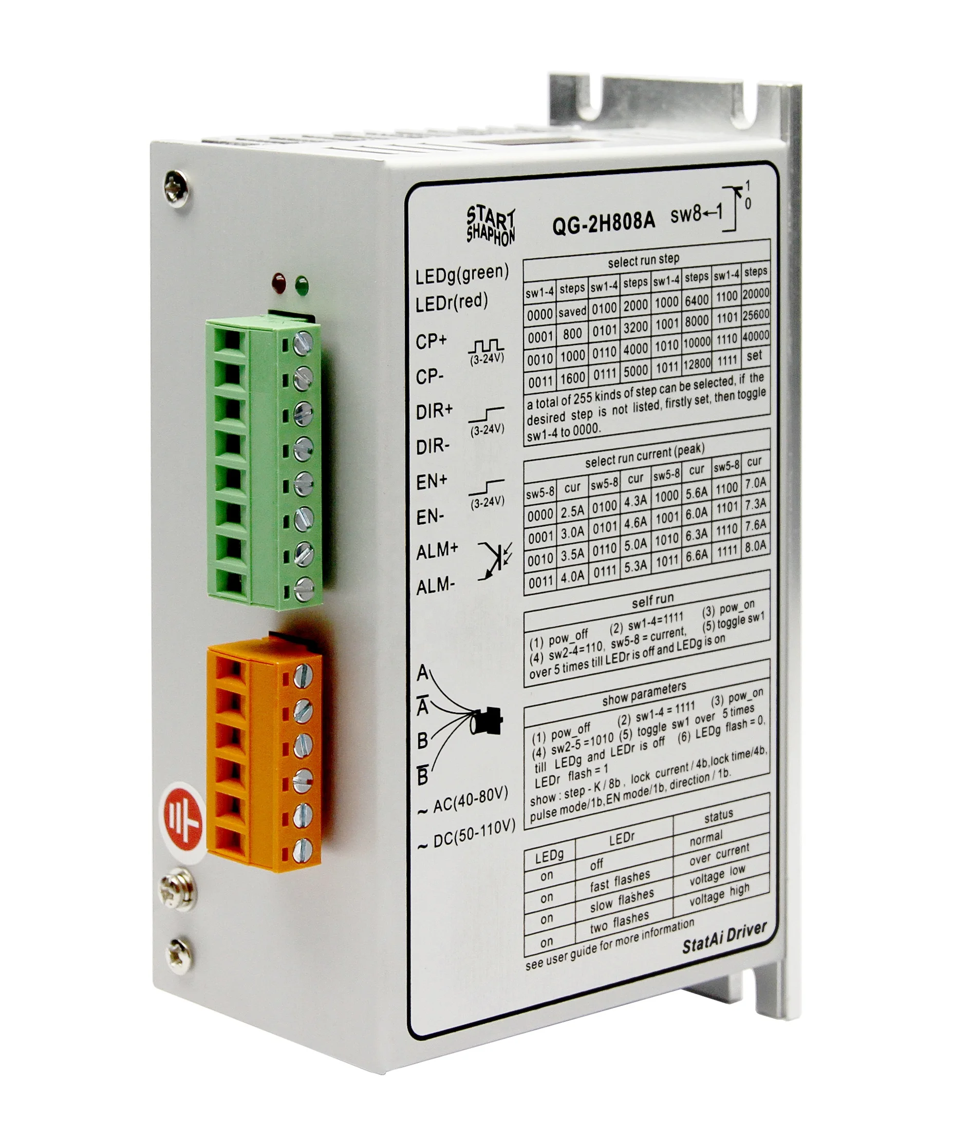 Stepper Driver QG-2H808A from Manufacturer