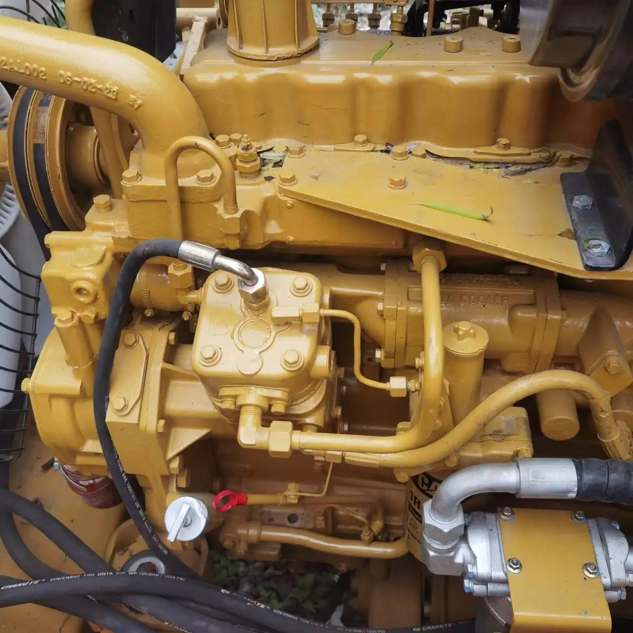Used Caterpillar 966H Wheel Loader Joystick Controller Foundation Machinery Weichai Engine 4 Ton Rated Load Front Loader Type