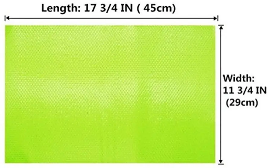 multi-colors silicone material anti skip Fridge Refrigerator Drawers Mats 4pcs set