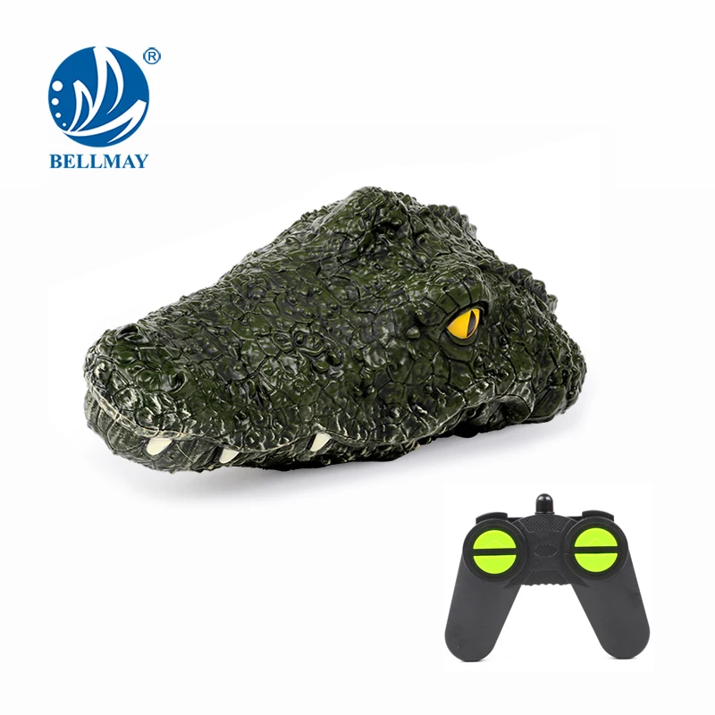 Игрушка Bemay имитация корабля животных 2 4 ГГц 4-х канальный пульт дистанционного управления Крокодиловая лодка радиоуправляемая плавательная игрушка для детей