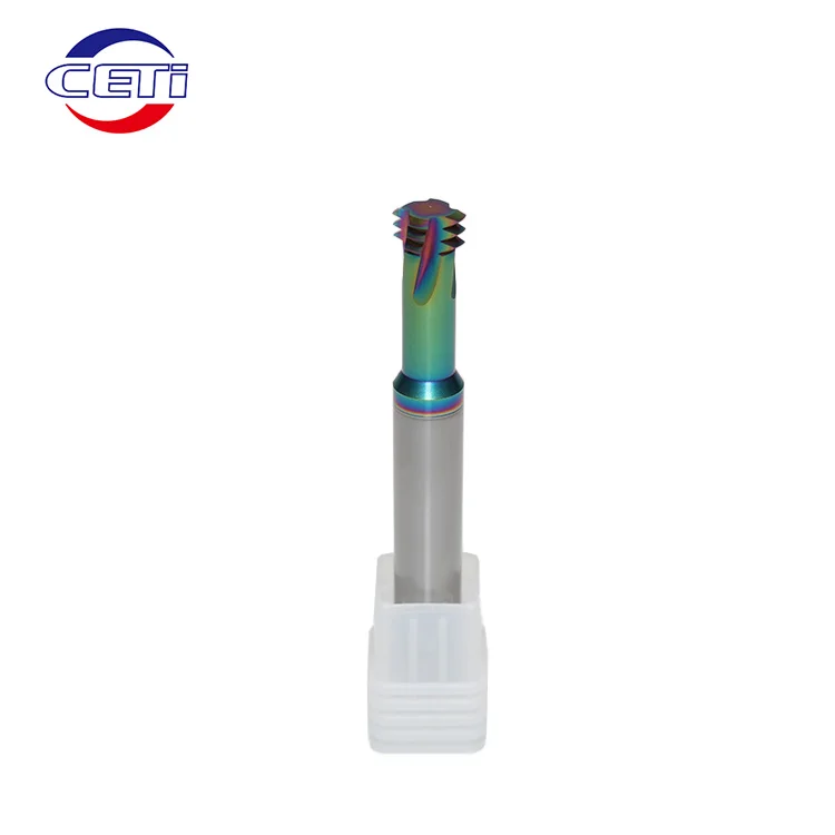 Dovetail CNC Tools  Metal Curved Slot Carbide End Mill Side And Face Thread Milling Cutter