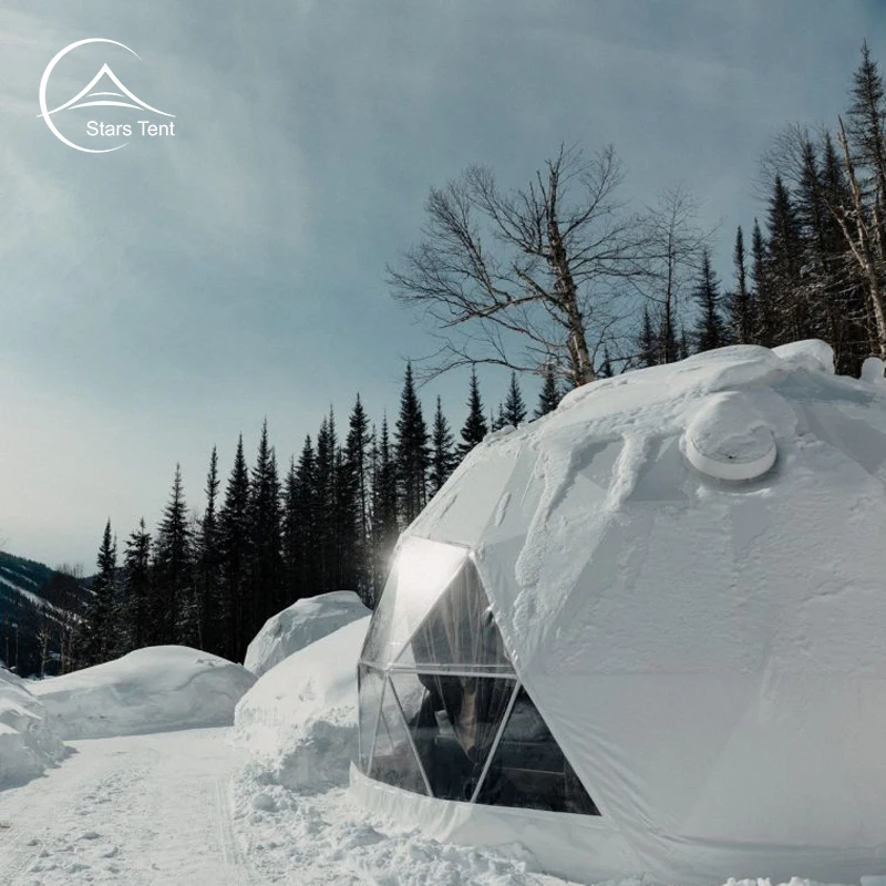 Factory Price Geodesic Tropics Glamping Hotel Dome Tent House