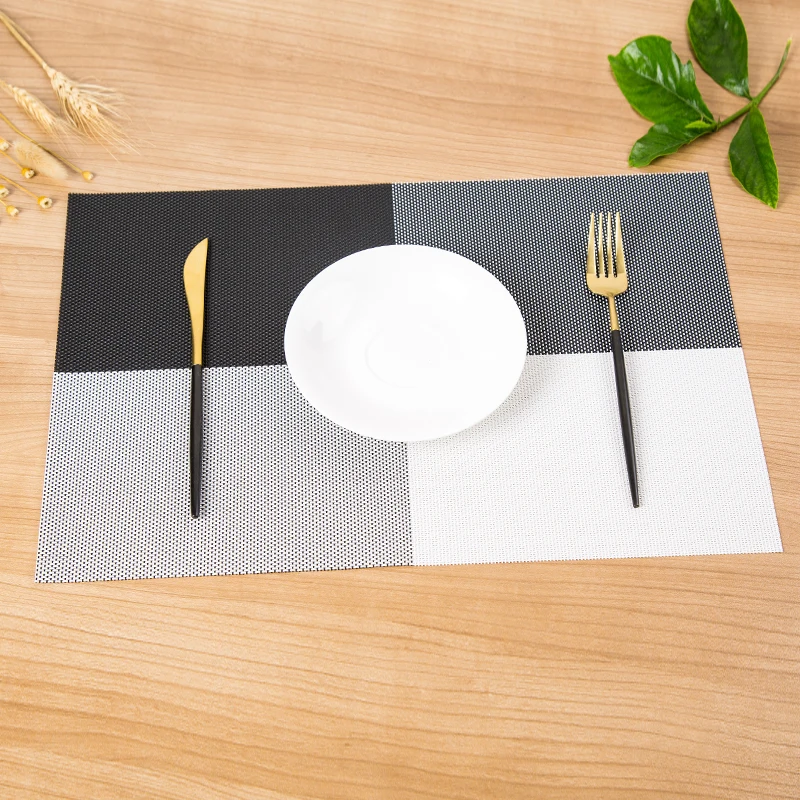 MY-59 red washable christmas placemats and table mats