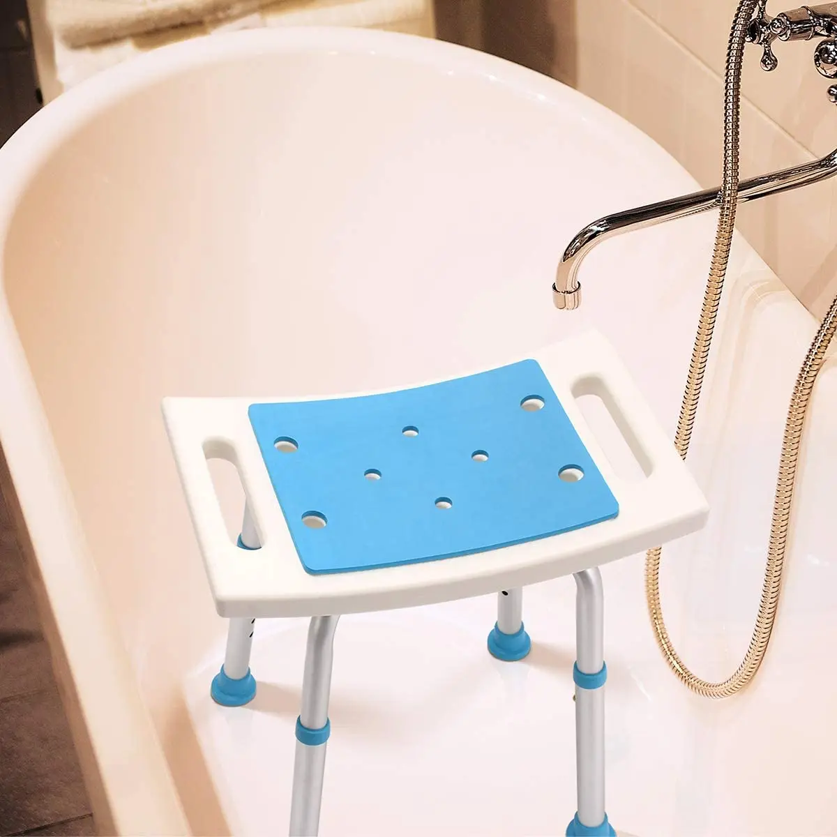 High quality aluminum  shower chair  customized with padded