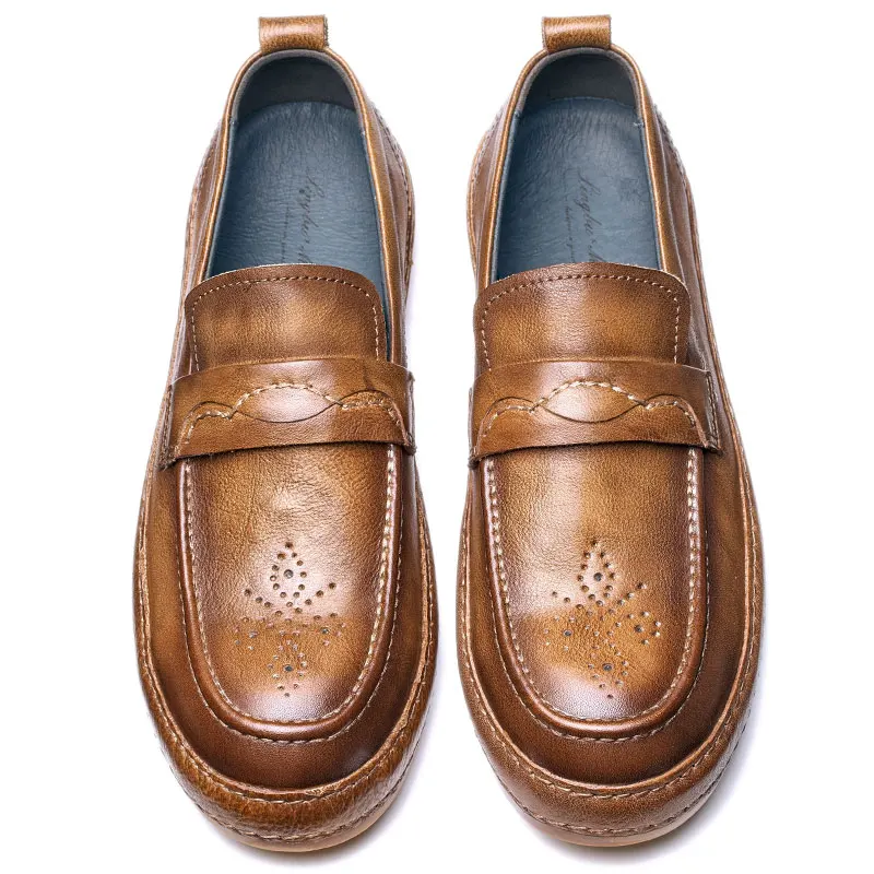 Wholesale Genuine comfortable classic casual leather man shoes for men new styles dress shoes