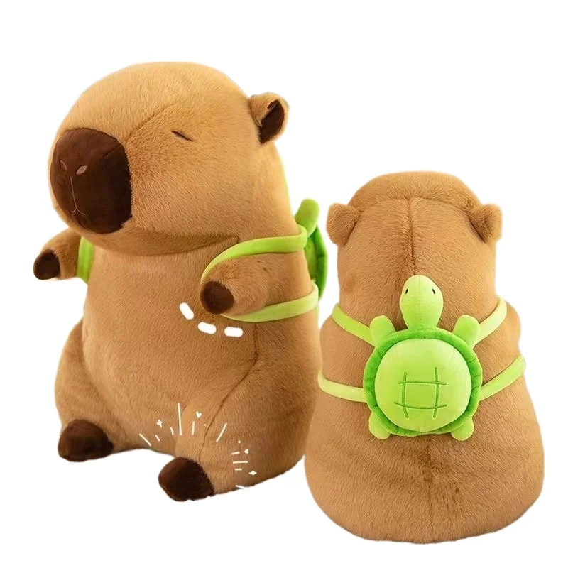 25/35cm Capybara Plush Simulation Capibara Anime Fluffty Toy Cute Doll Stuffed Animals Soft Doll Plush Christmas Birthday Gift