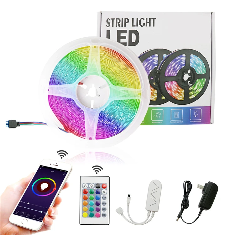 Светодиодная лента RGB с поддержкой Wi-Fi 5 м 5050 цветов