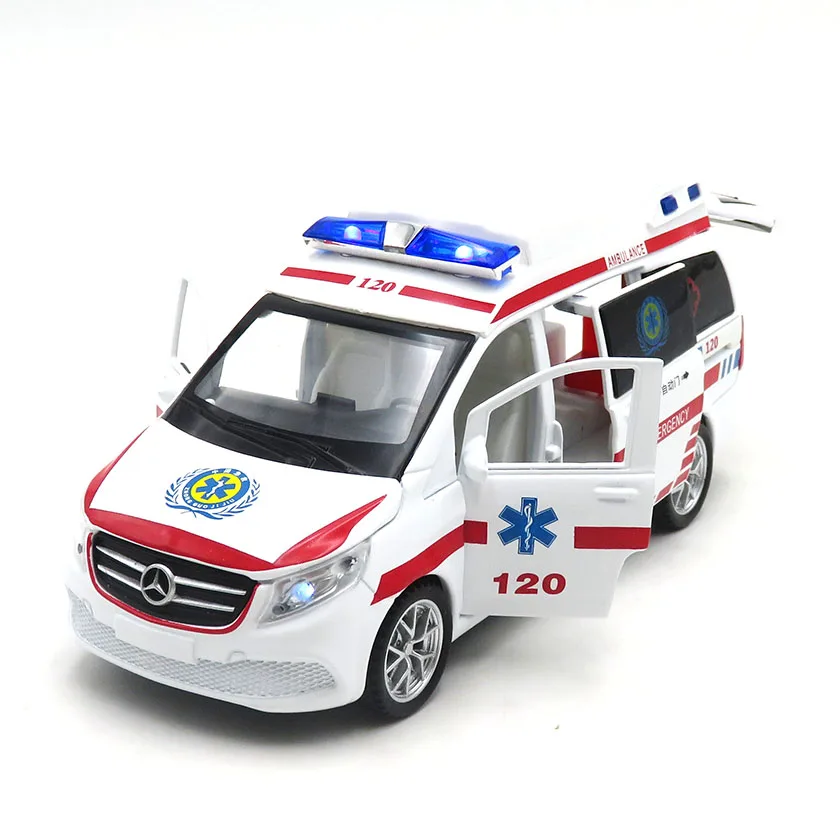 Ambulance 1:32 Toy Model die cast toy cars toy vehicles for kids