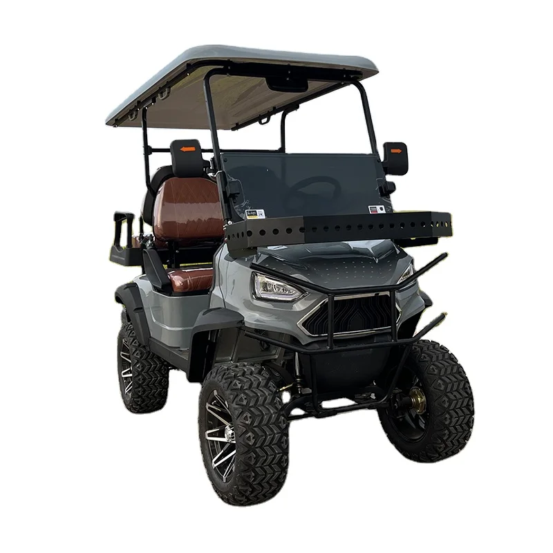 Wholesale 2024 E Golf Cart 48v Durable Atv Utv Golf Carts Outdoor Soundbar Custom