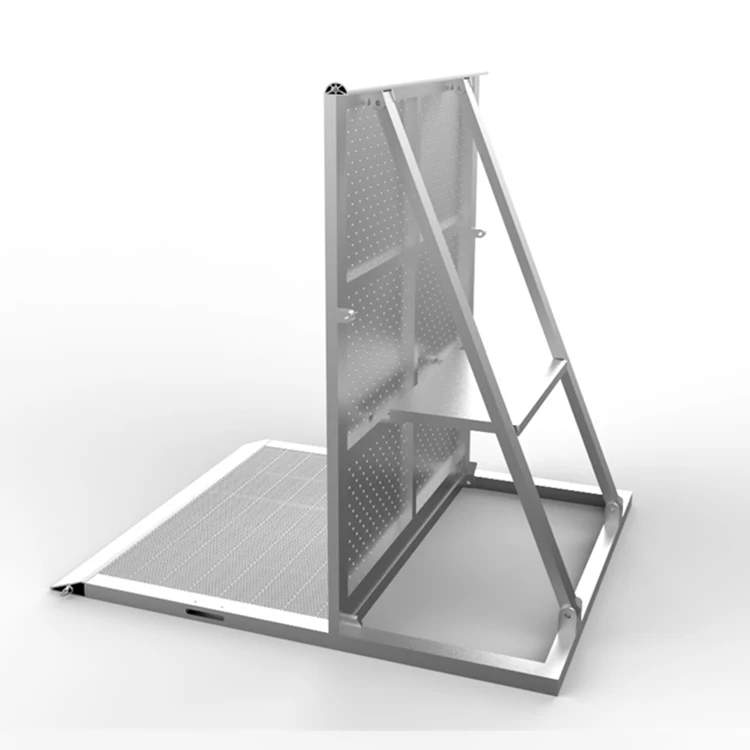 aluminum crowd control outdoor cafe barrier