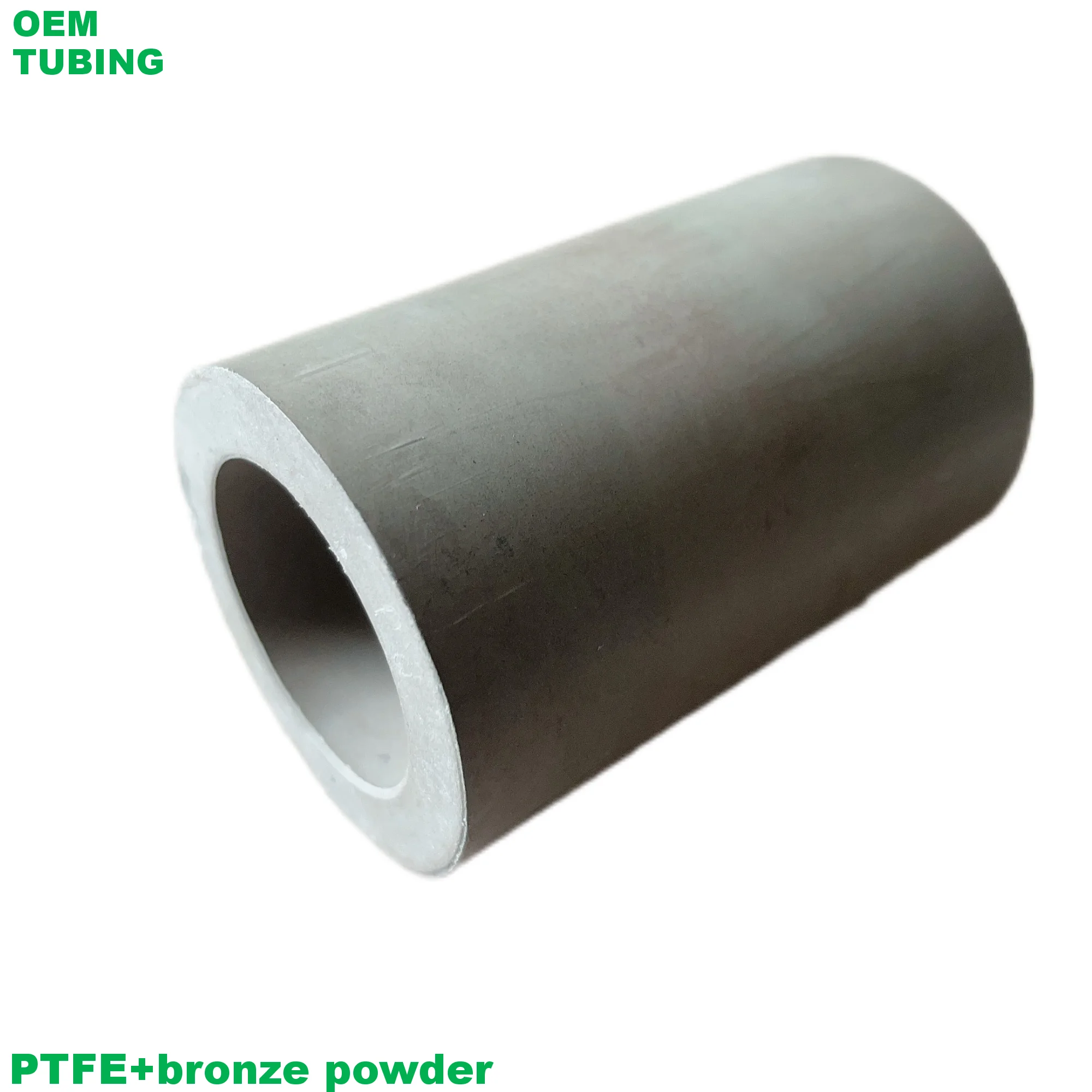 China-manufactured PTFE+bronze powder material complete specifications for sealing component processing tubing customizable