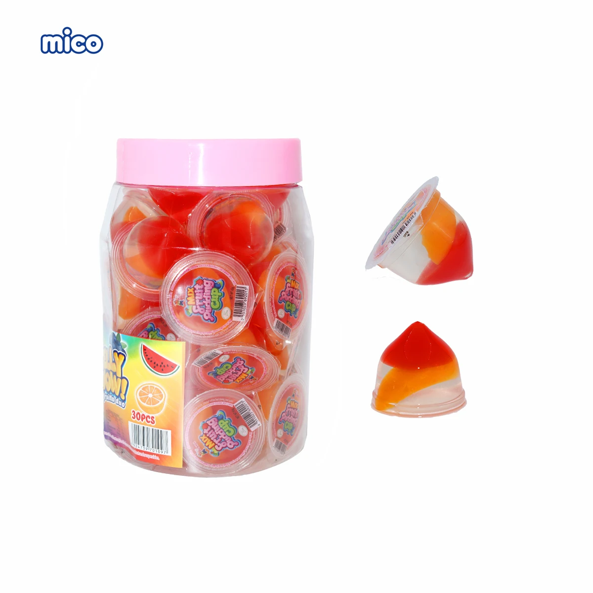 FRUIT FLAVOR STRAWBERRY SHAPE  PUDDING SWEET JELLY