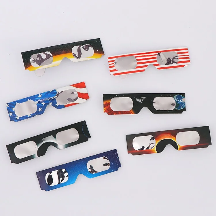 Solar Eclipse Glasses Approved 2024 CE and ISO Certified Solar Eclipse Observation Glasses Safe Shades for Direct Sun Viewing