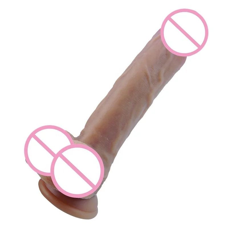 Hot Sex Toys Male artificial Penis Picture Huge Dick Cock Realistic Sex male Dildo for Women Silicone Rubber