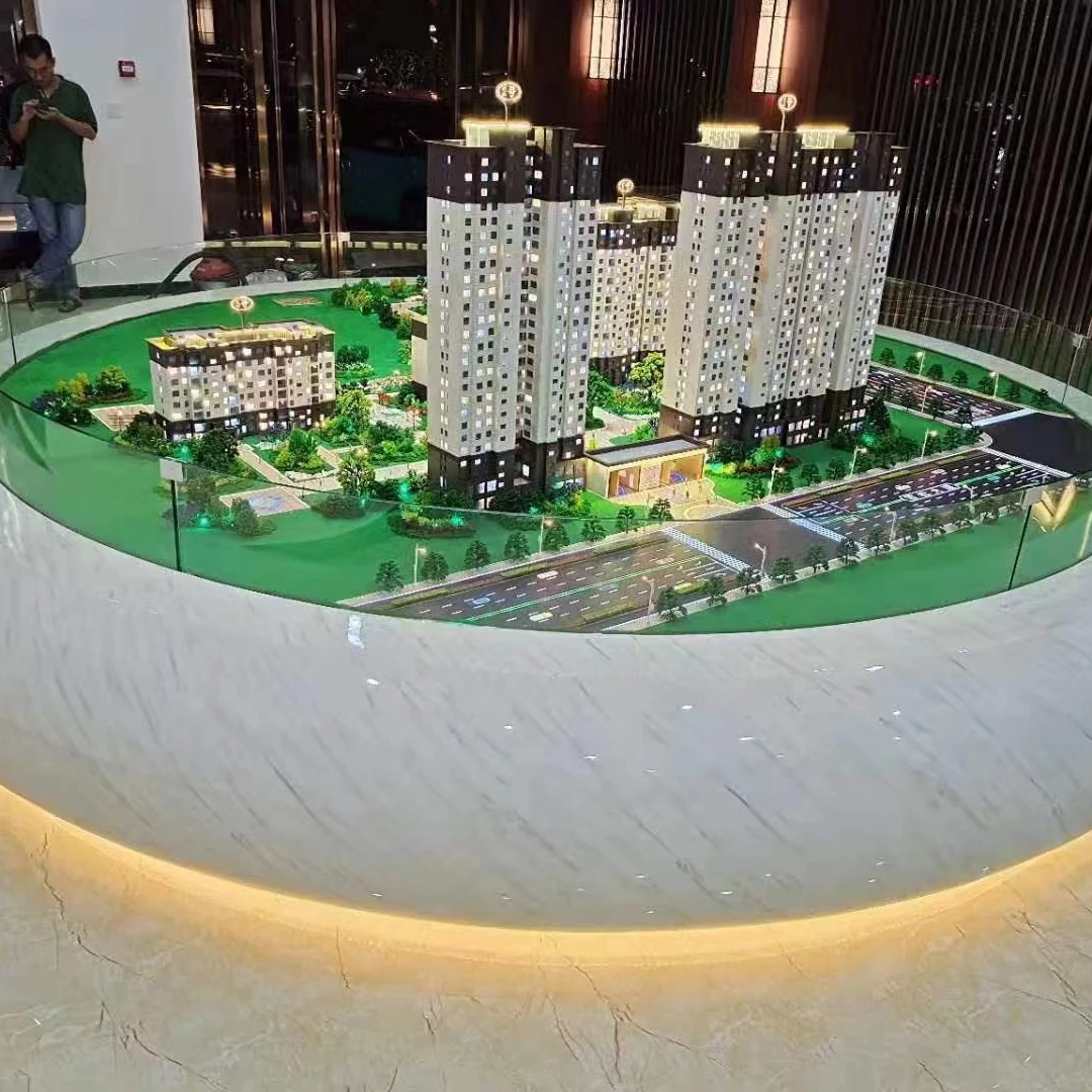 Architectural models that can be used as hospitals, schools, hotels, residences, businesses, urban planning, and facade displays