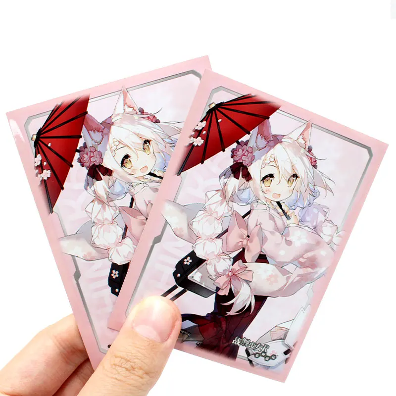 Art Printing Card Sleeves sleeve TCG MTG Yugioh Anime Trading Board Game PP Plastic Cards Deck Protector Cards Printer