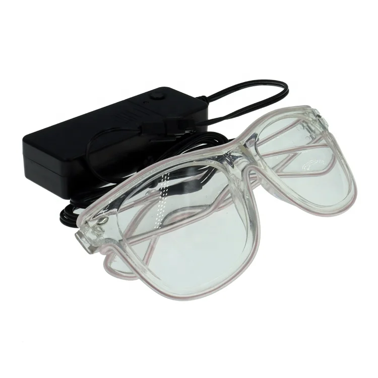 Novelty Gift Flashing Glasses EL Wire LED Glasses Glowing Party Supplies Lighting