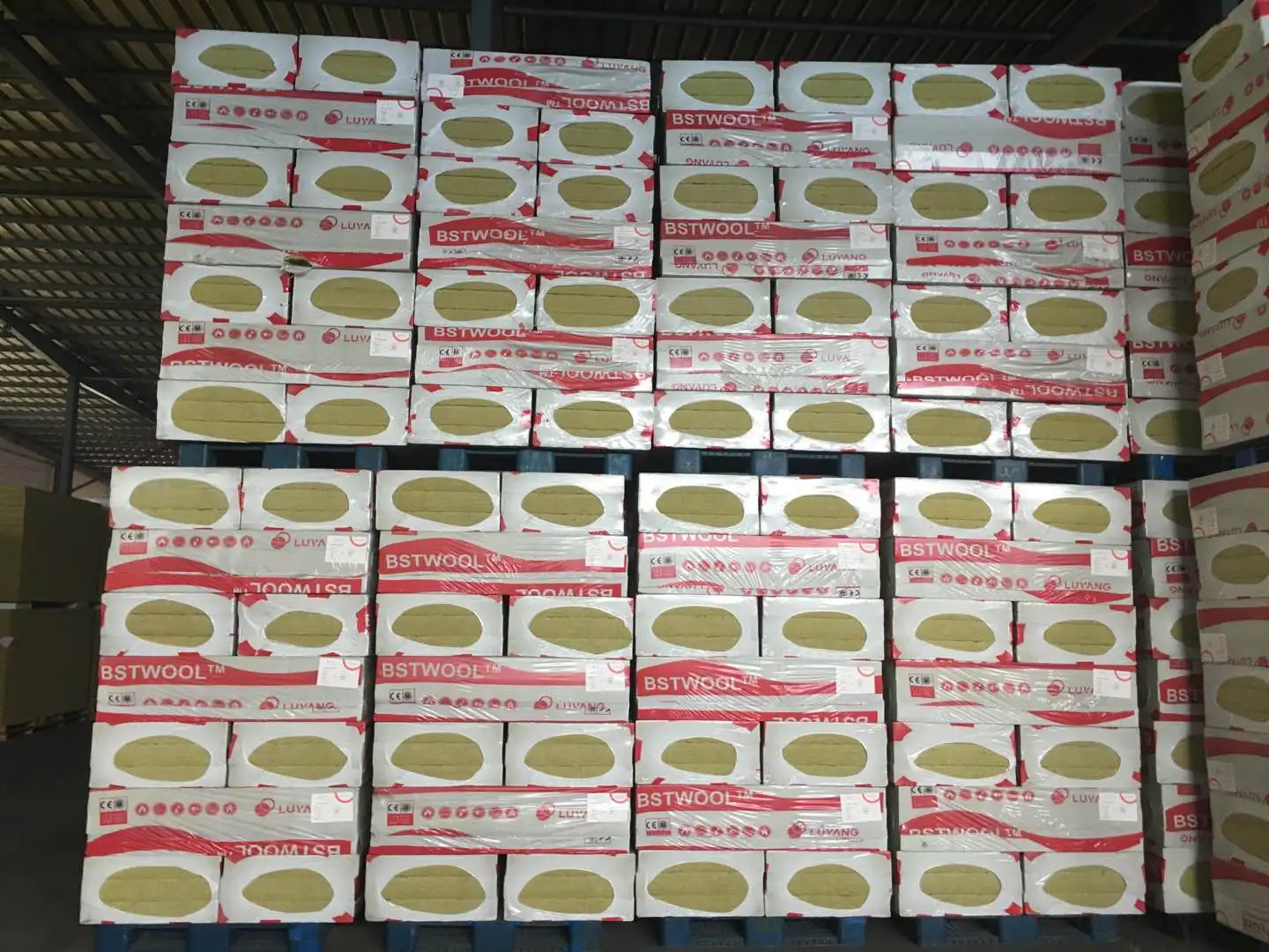 Class A60 dry hanging wall thermal insulation 120kg/m3 150mm fireproof soundproof mineral rock wool board for exterior wall